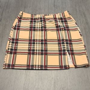 Medium Shein Plaid Skirt